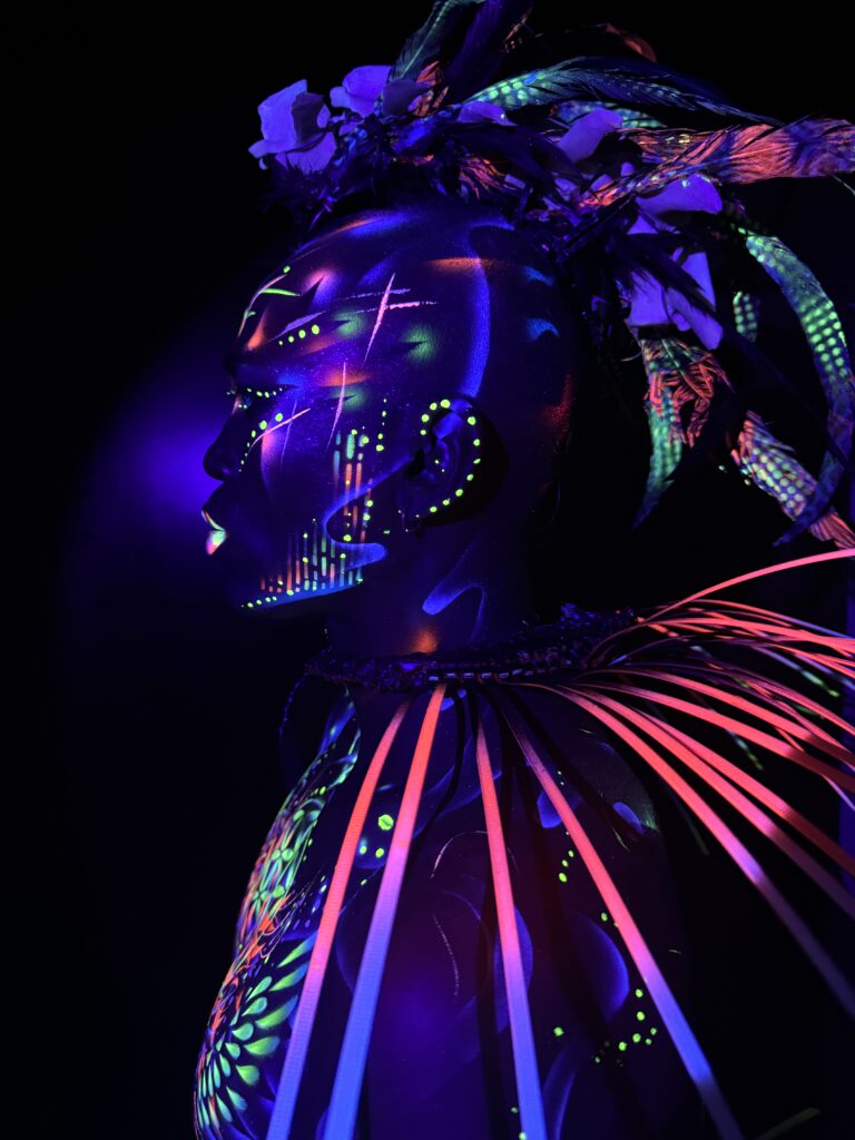 Maquillage fluo