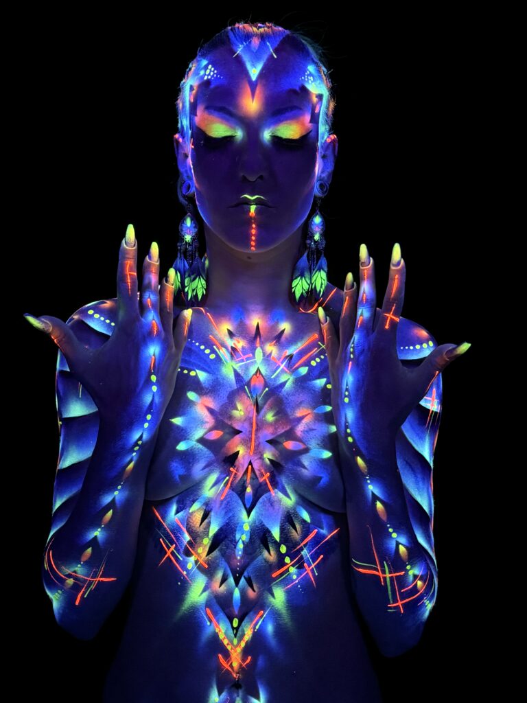 Bodypainting fluo