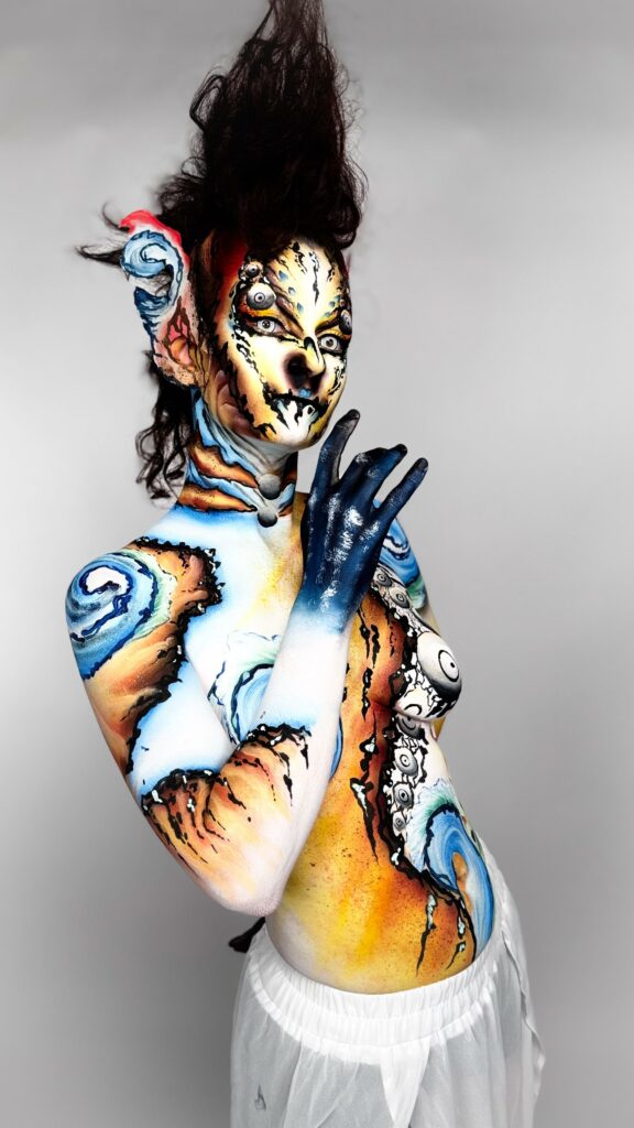 Bodypainting créature